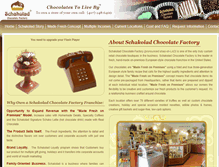 Tablet Screenshot of chocolatefranchise.com